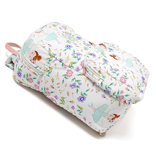 Cute Backpack for Kids Girls Boys Toddler Backpack Preschool Nursery Travel Bag  white