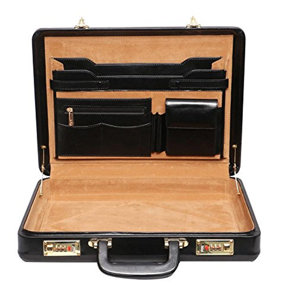 Leather Briefcase Black