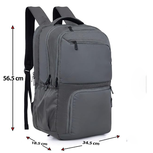 4 Compartments, Lightweight 500g, Padded Straps, Sea Green Backpack for Men & Women
