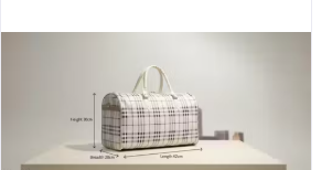 Weekender Duffel Bag (42 x 20 x 30 cm) | Carry-On for 1-2 Day Trip, Train/Flight/Travel & Gym/Classic Duffel | Cabin-Friendly 25 L Travel, Gym & Sports Bag for All,small travel bag