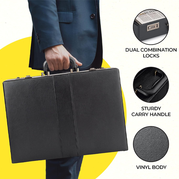 Business Brief, Large Main Compartment - Grand Central, Black