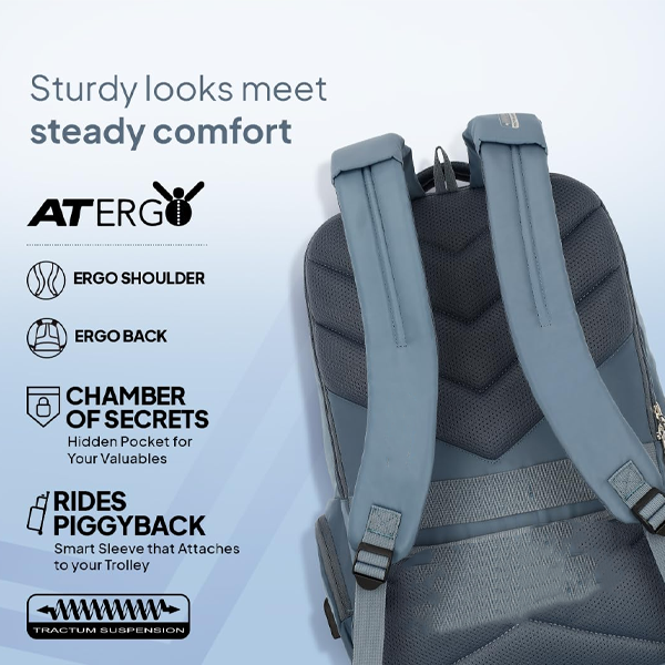 17" Laptop Bag|2 Compartments|Smart College & Office Backpack for Men & Women|USB Charging Port
