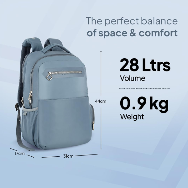 17" Laptop Bag|2 Compartments|Smart College & Office Backpack for Men & Women|USB Charging Port