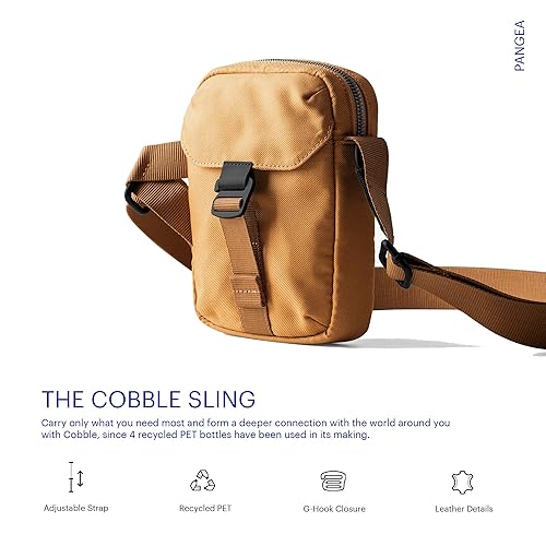 DailyObjects PET Cobble Sling Crossbody Bag for Men & Women