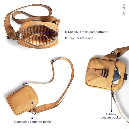 DailyObjects PET Cobble Sling Crossbody Bag for Men & Women