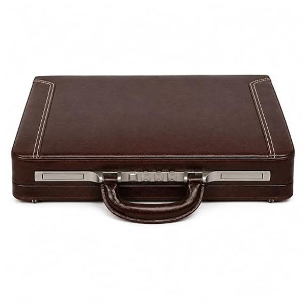 Genuine Leather Business Briefcase Office Bag for Men