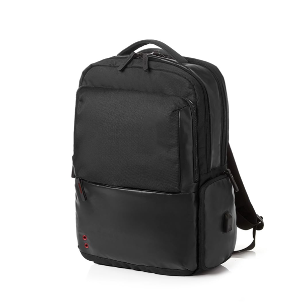 Laptop Backpack With Front Organizer And Spacious Interiors For Unisex, Men & Women - Black
