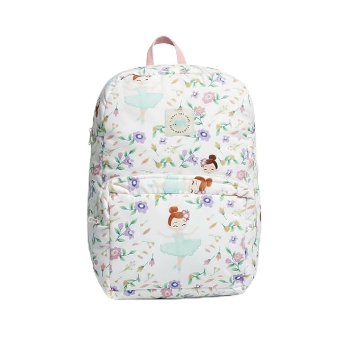 Cute Backpack for Kids Girls Boys Toddler Backpack Preschool Nursery Travel Bag white