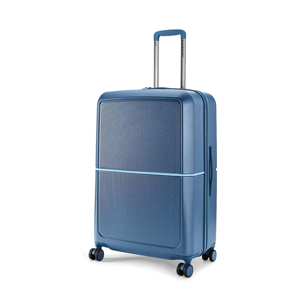 75 Cm) Trolley Bag, Check-in Suitcase with 8 Silent Wheel(Skyline Blue)
